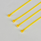 Çok Amaçlı Sarı Naylon Kablo Bağları 3.6mmX250mm Kendinden Kilitli Naylon 66 Kablo Bağları