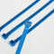 Yeniden Kullanılabilir Büyük Mavi Kendinden Kilitli Naylon Kablo Zip Bağları 7.6MMx250MM