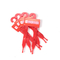 At Ekipmanları Kemer İki Çatalı İçin Kırmızı Renkli Özel Logo Plastik Kemer Askıları